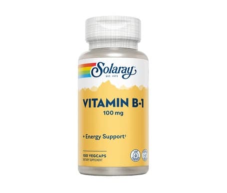 Solaray Vitamina B1 100mg 100 Caps *
