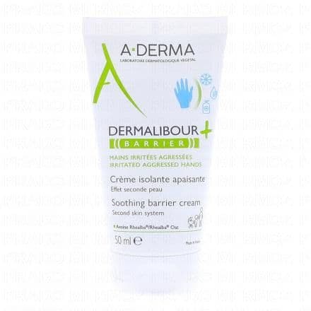 A-DERMA Dermalibour+ Barrier - crème isolante mains tube 50ml