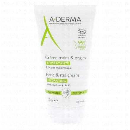 A-DERMA Les indispensables - Crème mains & ongles tube 50 ml