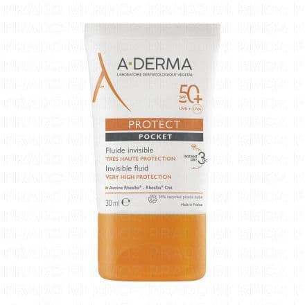 ADERMA Protect - Fluide invisile SPF50+ pocket 30ml